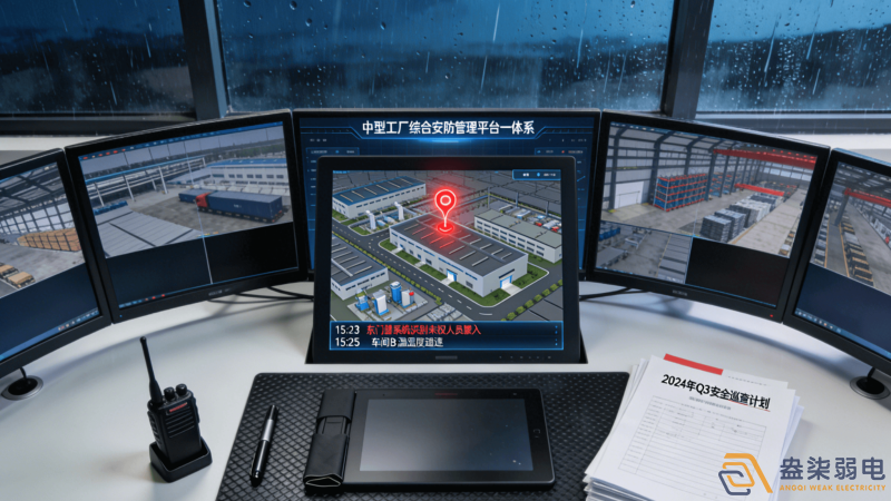 中型工廠綜合安防管理平臺一體機應用說明